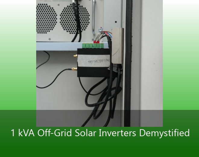 1 kVA Off-Grid Solar Inverters Demystified